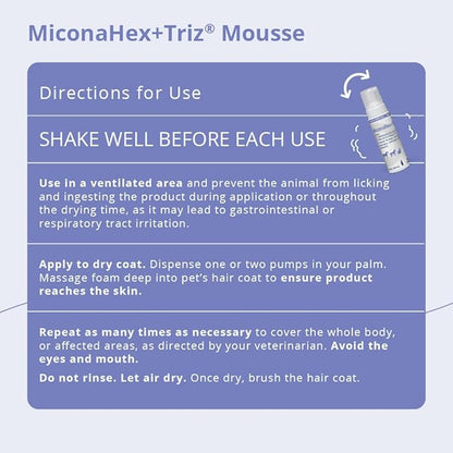 MiconaHex+Triz Mousse, 7.1 oz