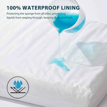 Dog Bed for Small Dogs - Puppy Dog Crate Pad with Removable Washable Cover and Waterproof Lining - Memory Foam Dogs Kennel Mat - Reversible Pet Bed (Cool & Warm), 24 x 18, Dark Grey