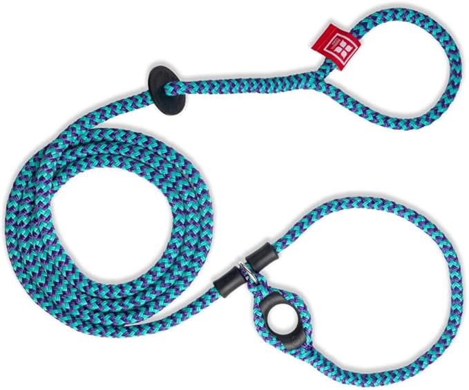 Harness Lead No Pull Dog Harness and Leash Set, Anti Pull Dog Harness, One-Piece Cushioned Rope Safely Prevents Escaping and Pulling *New Insert is Removable (Medium/Large, Purple/Turquoise)