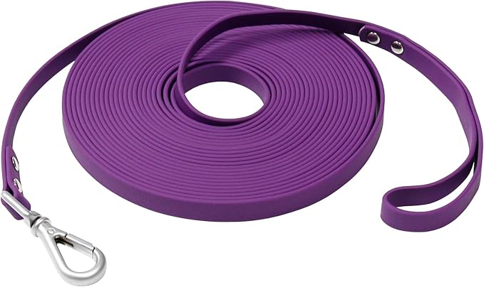 Long Leash Waterproof Training Longline Outdoor Dog Leash Great for Training, Beach, Yard, Play, Camping