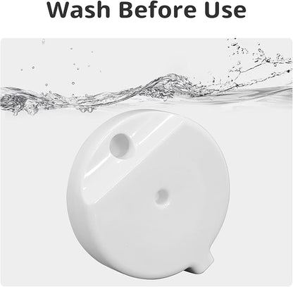 Baofum 8Pcs Gravity Pet Water Fountain Filters, Automatic Pet Waterer Replacement Filters for 3.6L/4.6L/6L/8L Dog Water Dispenser(8 Filters with 1Brush)