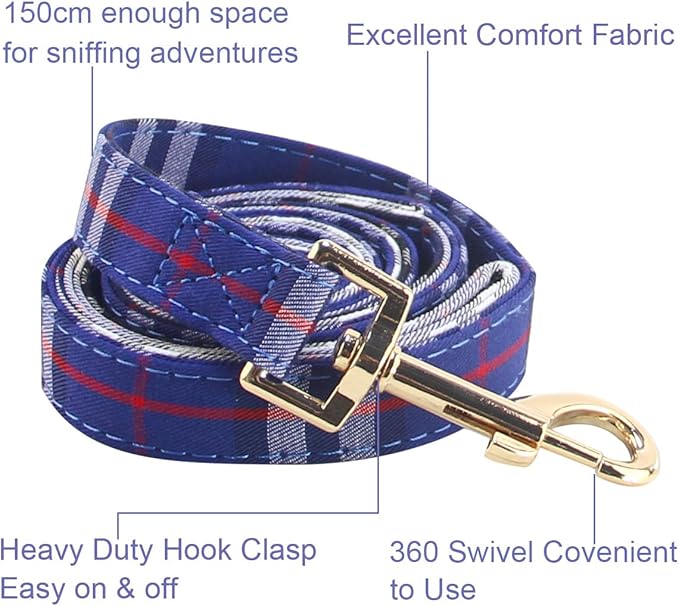 SuperBuddy Dog Collar and Leash,Breathable Adjustable Dog Collar-Safe Buckle-Collars for Small Medium Large Pet