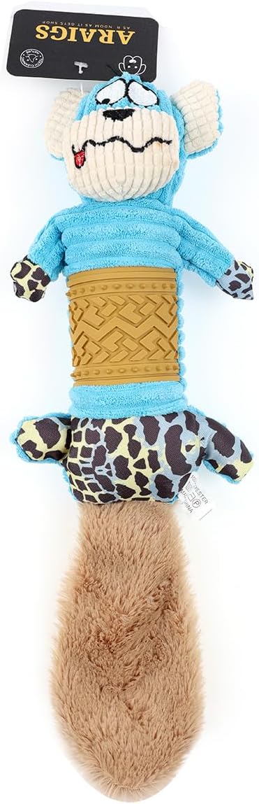 Funny Face Squeaky Plush Dog Toy for Small & Medium Dogs – Soft Stuffed Toy for Indoor Play, Boredom Relief & Gentle Chewing