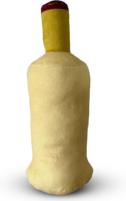 Chomp Haus Jose Grrruevo – Luxurious Plush Dog Toy with Squeaker, Premium Fabric, Embroidered Details, Designer-Inspired Chew Toy, Fun Gift for Small to Medium Dogs & Dog Lovers