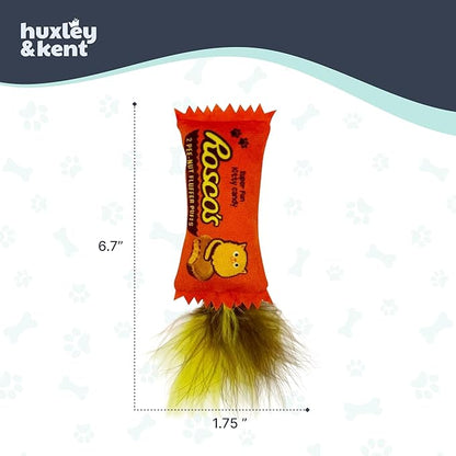 Huxley & Kent Plush Cat Toy - Interactive Catnip Toy for Cats & Kittens - Soft with Crinkle & Catnip - Fun Indoor Play - Roscos Fluffer Puffs