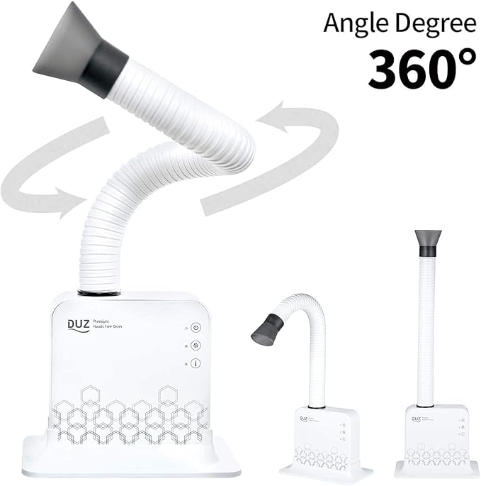 DUZ V2 Super Quiet Hands-Free Pet Dryer: Low-Noise Dog Dryer for Grooming, Reduces Labor & Stress, Ideal for Small Dogs and Cats, 1-Year Warranty