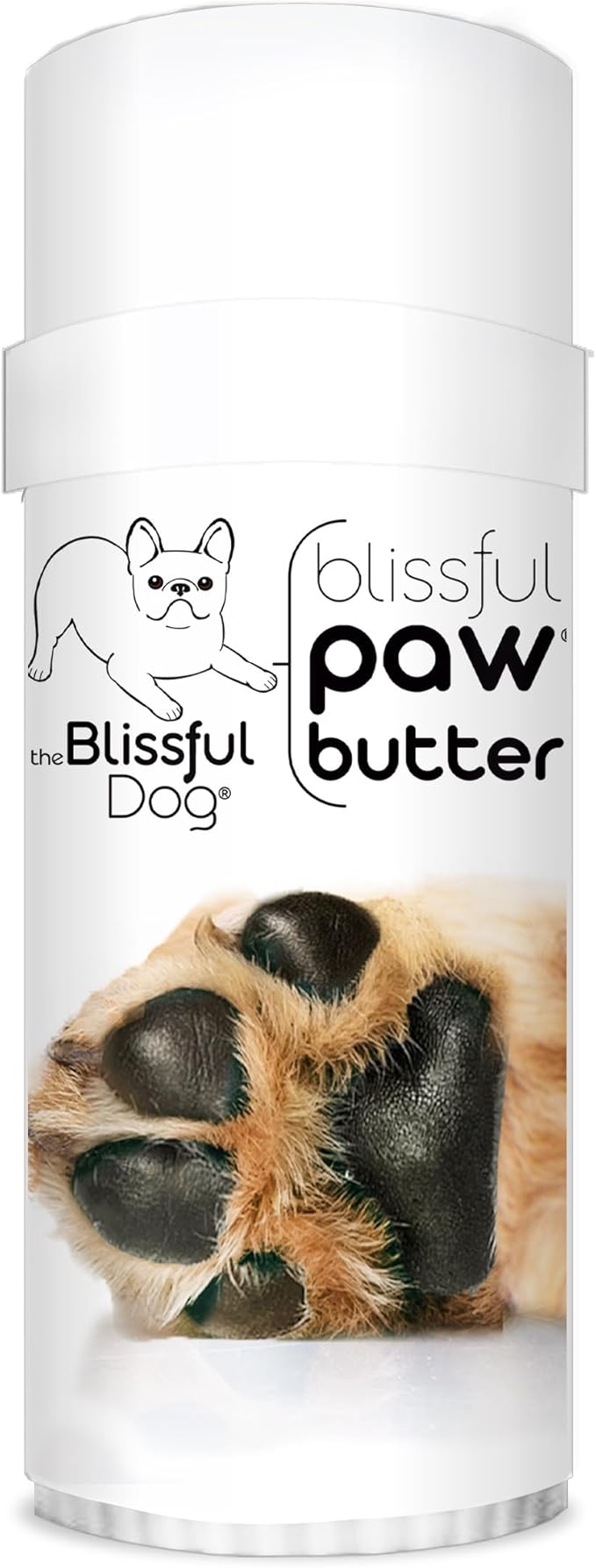The Blissful Dog Paw Butter, Moisturizer for Dry Paw Pads, Softens and Protects a Rough Paw in Winter, Versatile, Lick-Safe Dog Paw Pad Balm, 2.25 oz.