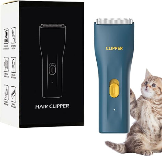 Grimgrow Dog Grooming Kit Clipper for Thick Coat Low Noise Cordless Cat Hair Trimmer Rechargeable Shaver Pet Grooming Tools for Small and Large Animals