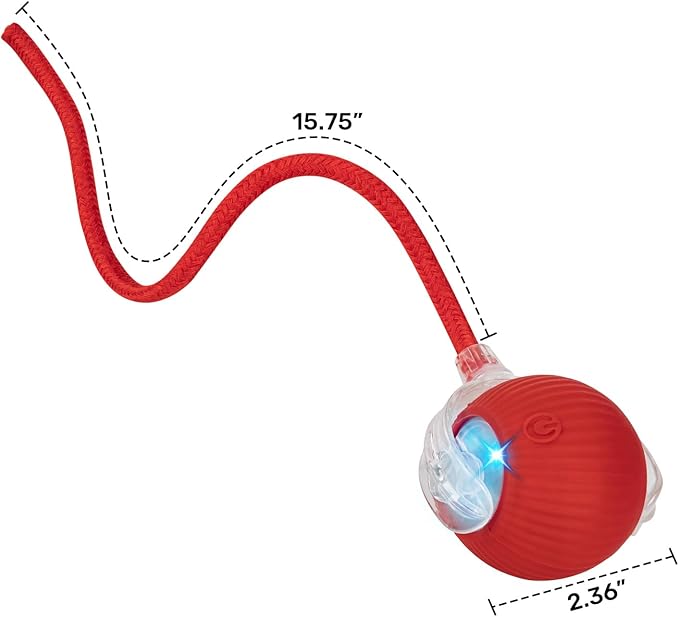 JINDILONG Cat Toy, Electric Interactive Toys for Indoor Cats, Red