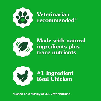 Greenies Pill Pockets for Dogs, Large Size Soft Dog Treats, Chicken Flavor, (6) 7.9 oz. Pouches