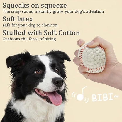 5 Pack Interactive Dog Toy Set,Squeaky Latex, Plush & Rope Toys for Medium Dogs, Fun Chew Toys for Training, Play, and Exercise
