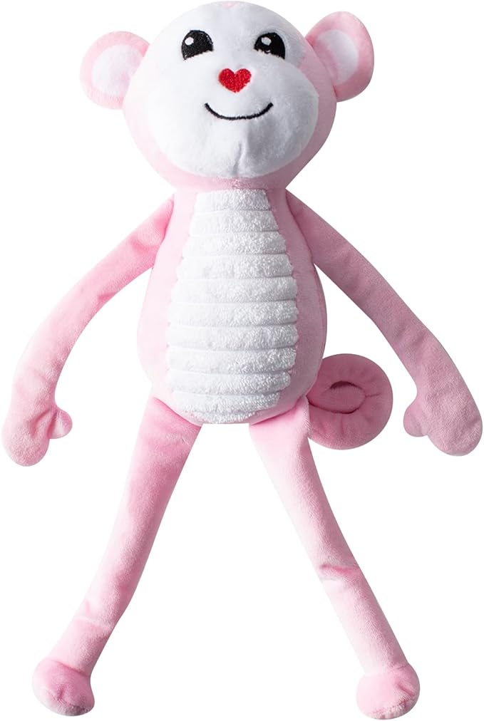 Fringe Studio Plush Dog Toy, Monkey Love, Petshop Collection (314119)