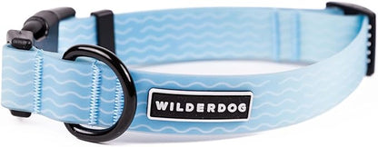 Wilderdog Waterproof Dog Collar - Repels Water & Dirt - Large 17"-24" - Saltwater