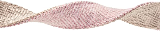 Ewinoom Soft Hemp Dog Collar and Leash Set Adjustable Woven Tweed Dog Collars with Metal Buckle and Lead for Small Medium Large Dogs,Pink