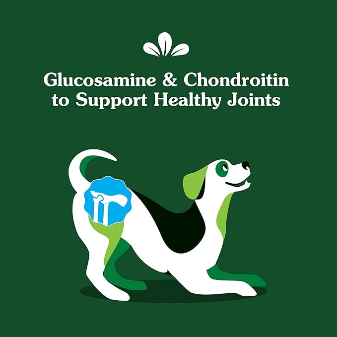 Greenies Supplements Hip and Joint Supplements for Dogs, Chicken Flavor, 16.2 oz. 80-Count