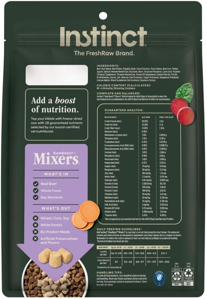 Instinct Raw Boost Mixers Multivitamin for Adult Dogs Freeze-Dried Food Topper, 12.5 oz. Bag