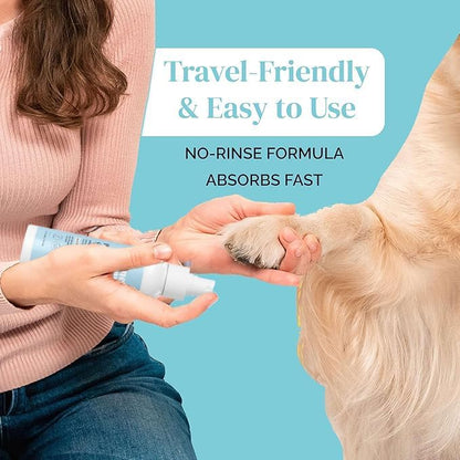 Dog Paw Cleaner - 5.1 Fl Oz of Alcohol Free Paw Cleansing Spray - Made with Coconut, Aloe, Copaiba Oil, and Lemongrass Oil to Nourish and Clean Paws - Made in The USA