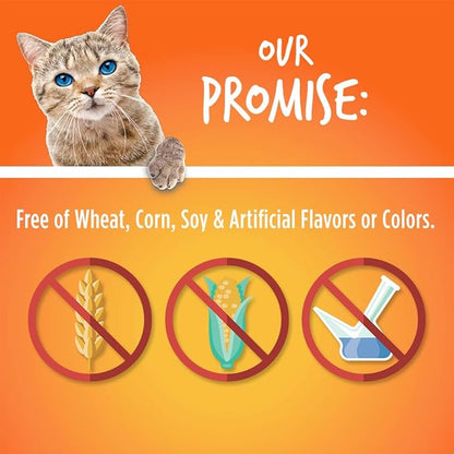Fruitables Cat Treats Crunchy Cat Treats, Healthy Low Calorie Kitten Snacks, Made Without Wheat, Corn and Soy, Kitten Essentials, Made with Real Tuna and Pumpkin, 30 Ounces