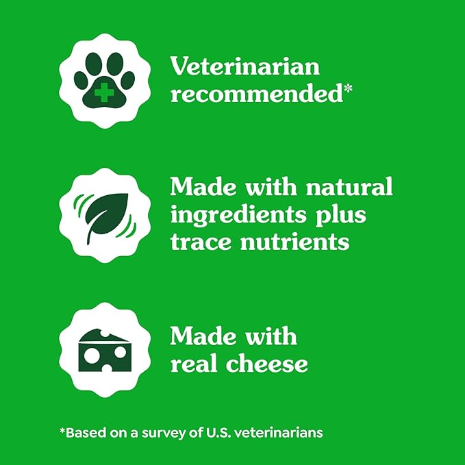 Greenies Pill Pockets for Dogs, Small Size Soft Dog Treats, Cheese Flavor, (6) 3.2 oz. Pouches