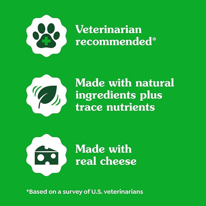 Greenies Pill Pockets for Dogs, Small Size Soft Dog Treats, Cheese Flavor, (6) 3.2 oz. Pouches