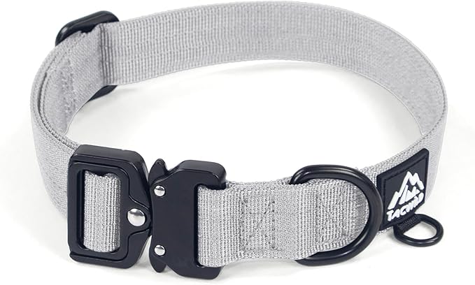 Dog Collar for Large Dogs - Adjustable, Chew Proof Nylon Collar with Metal Quick Release Buckle and D-Ring for Dog Tags (Alaska Daybreak, XL(1.5''Width, Fit 15''-23''))