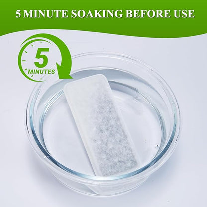 PETIMI Accessories Set (Replacement Filter & Water Pump Sponge) for Pet Water Fountain- 6 pcs Packed Filters and 6 pcs Packed Sponges, Fits PETIMI 2 Gallons and 3 Gallons Pet Fountain Series