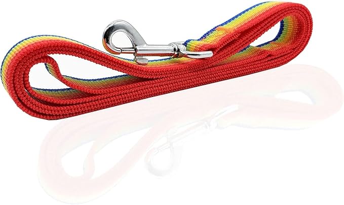 Nylon Dog Leash 8 Feet Long, Walking Training Dog Leashes for Medium Large Dogs