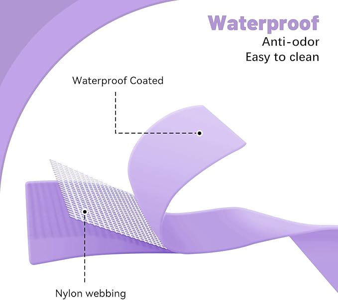 Waterproof Rubber Dog Collar, Odor-Resistant and Easy to Clean, Ideal for Daily Walks, Rainy Days, Swimming and Hiking, Fits Small Medium and Large Dogs