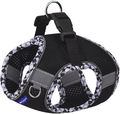 Step in Mesh Dog Harness and Leash Set - Breathable Air Mesh Reflective Escape Proof Dog Harness Vest - No Choke, Lightweight