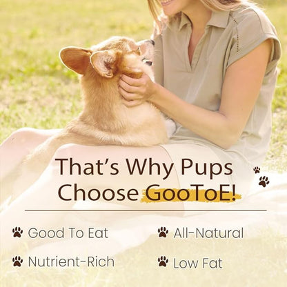 Gootoe Chicken Breast Wrapped Sticks 6oz, All Natural, Grain-Free, Low Fat, Premium Training Chews, Healthy & Easily Digestible