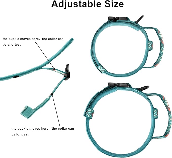 DAGANXI Tactical Dog Collar, Adjustable Military Training Nylon Dog Collar with Control Handle and Heavy Metal Buckle for Medium and Large Dogs, with Patches and Airtags Case (XL, Green Arrow)