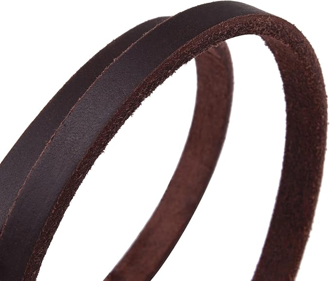 Dog Leash, 4ft 5ft 6ft Geniune Leather Dog Leash for Small Dogs, Dog Training Walking Running Brown