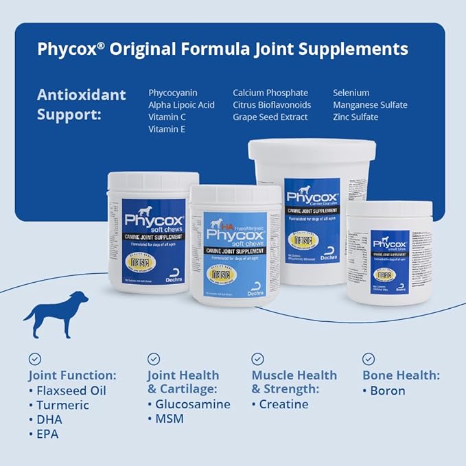 Phycox MAX Dog Joint Supplement Small Bites, 120 ct
