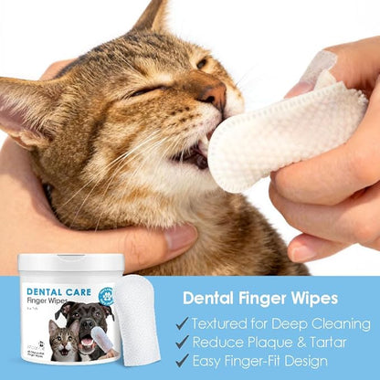 Mooncat Waterless Cat Shampoo & Grooming Kit - Dry Shampoo Foam, Soft Brush, Paw Balm, Dental Finger Wipes & Chin Cleaner - Lick Safe No Rinse Bath, Breath & Skin Care Essentials for Cats & Kittens