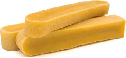 Bully Bunches Small Authentic Yak Cheese Himalayan Chews for Small Dogs & Puppies - All Natural Dog Treat Dental Chews, Made with Real Yak Milk for Teething - Lactose & Rawhide Free (6 Pk)