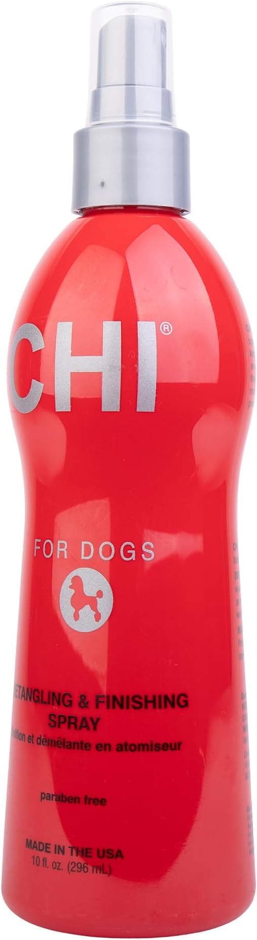CHI for Dogs Detangling Finishing Spray - Best Leave-In Solution for Tangles and Knots - Dog Grooming Mist for Puppies and Adults - Sulfate and Paraben Free - Made in USA, 10 Fl Oz