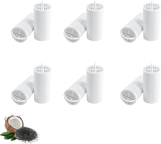 NISPIRA Charcoal Water Filter Replacements for Drinkwell 360 Pet Dog Cat Water Fountain, 12 Packs