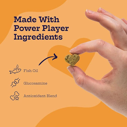 Moe’s 5-in-1 Essential Dog Multivitamin 90 Chicken Flavored Chews for Dog's Immune Support, Heart, Skin, Coat, & Overall Health- Vitamins A, B12, C, D, E, Antioxidants, Omega 3 for All Ages & Breeds