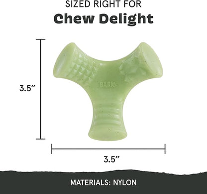 Barkbox Super Chewer Tough Dog Chew Toys for Aggressive Chewers, Dental Stimulating (Chopper - Small)