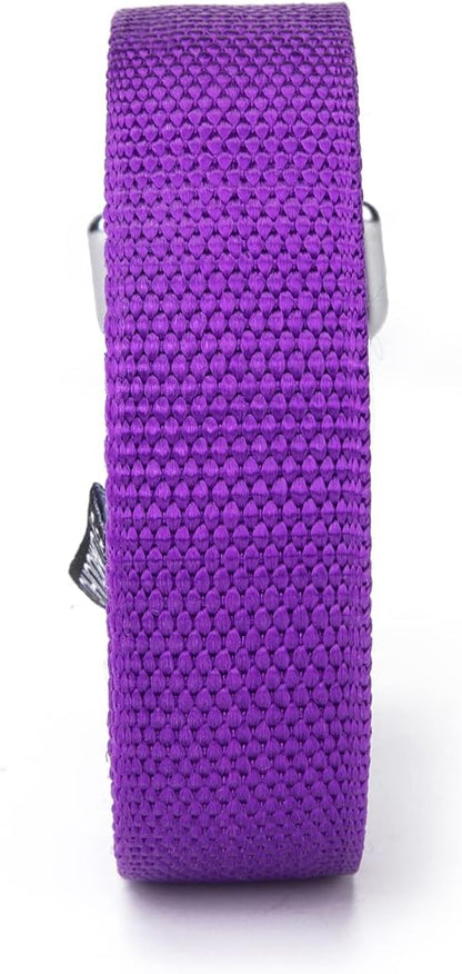 Siumouhoi Strong Durable Nylon Dog Training Leash, 1 Inch Wide Traction Rope, 6 ft 10ft 15ft Long, for Small and Medium Dog (Purple, 15 Feet)