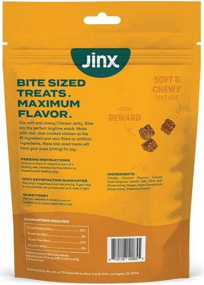 Jinx Chicken Bites Bundle, Soft Jerky Dog Treats - 5oz (Pack of 2)
