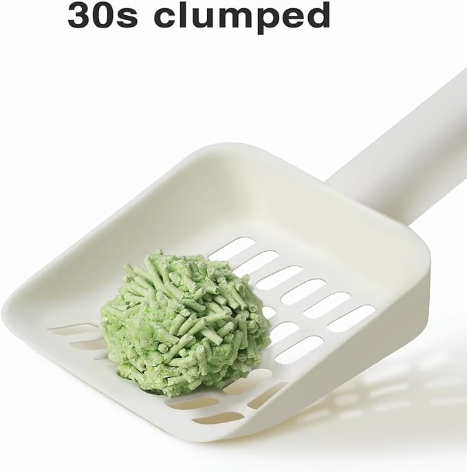 DI BI GRAMAS Cat Litter 24LB/4 Packs Dust-Free Clumping Tofu Cat Litter Quickly Absorb Odors Toilet Can Flush Into The Toilet Pure Natural tofu cat Litter (Green Tea)