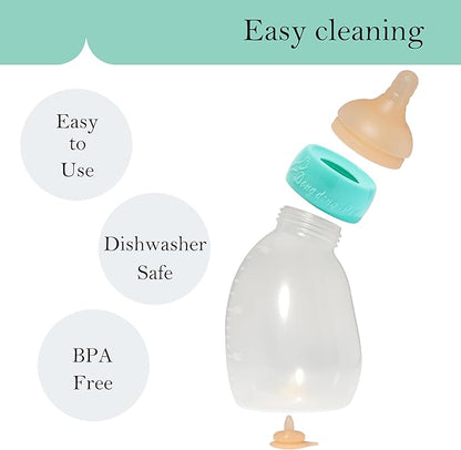 Doggiema Puppy Feeder Bottle, Silicone Feeding Nipple and Syringes for All Breed of Puppies and Other Animals Dongdong pet