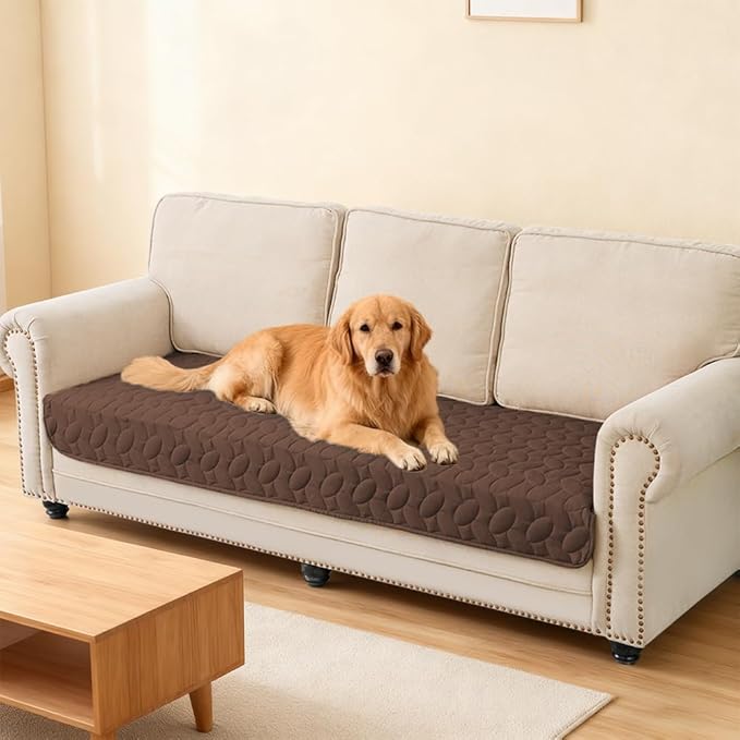 Ameritex Pet Bed Cover Dog Bed Blanket for Sofa and Furniture Waterproof New Pattern Design (30x70 Inch, Chocolate)