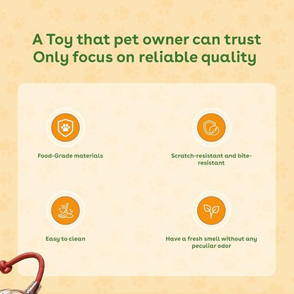 NatureTails Interactive Cat Toys for Indoor Cats,The 3rd Generation Agile Moving Cat Ball with Elastic Mesh Tail,Automatic Kitten Toys for Bored Indoor Adult Cats,Motion Activated (Green)
