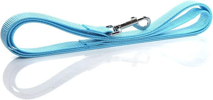 Nylon Dog Leash 8 Feet Long, Walking Training Dog Leashes for Medium Large Dogs(1" X 8 ft, Blue)