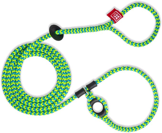 Harness Lead No Pull Dog Harness and Leash Set, Anti Pull Dog Harness, One-Piece Cushioned Rope Safely Prevents Escaping and Pulling *New Insert is Removable (Small/Medium, Peacock/Blue/Lime)