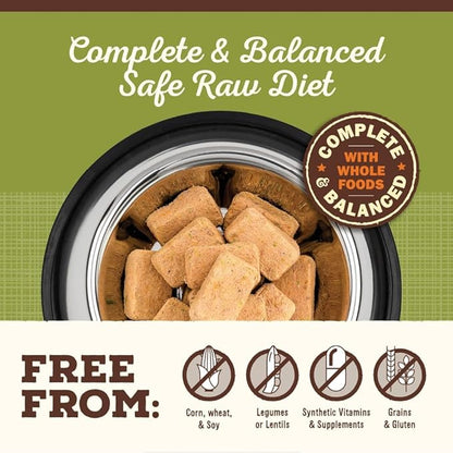 Primal Freeze Dried Raw Dog Food Nuggets, Lamb, Complete & Balanced Meal, Also Use as Topper or Treat, Premium, Healthy, Grain Free, High Protein Raw Dog Food, 30 oz