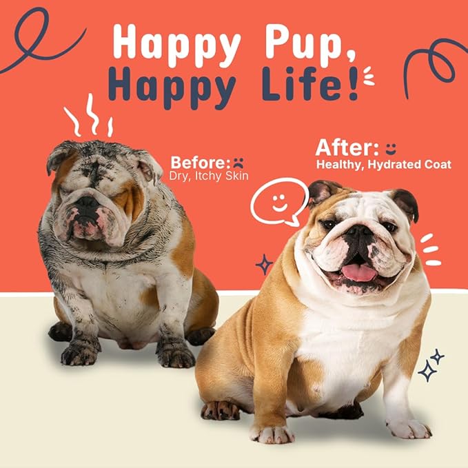 Pets Are Kids Too Oatmeal Dog Shampoo Baking Soda Hypoallergenic Anti Itch Moisturizing Soothing Deodorizing Pet Care Safe Puppy Shampoo Sensitive Skin Cat Shampoo - Coconut Based Cleanser 17 fl oz