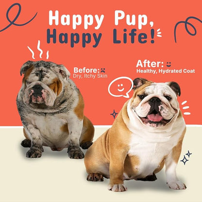 Pets Are Kids Too Oatmeal Dog Shampoo Baking Soda Hypoallergenic Anti Itch Moisturizing Soothing Deodorizing Pet Care Safe Puppy Shampoo Sensitive Skin Cat Shampoo - Coconut Based Cleanser 17 fl oz